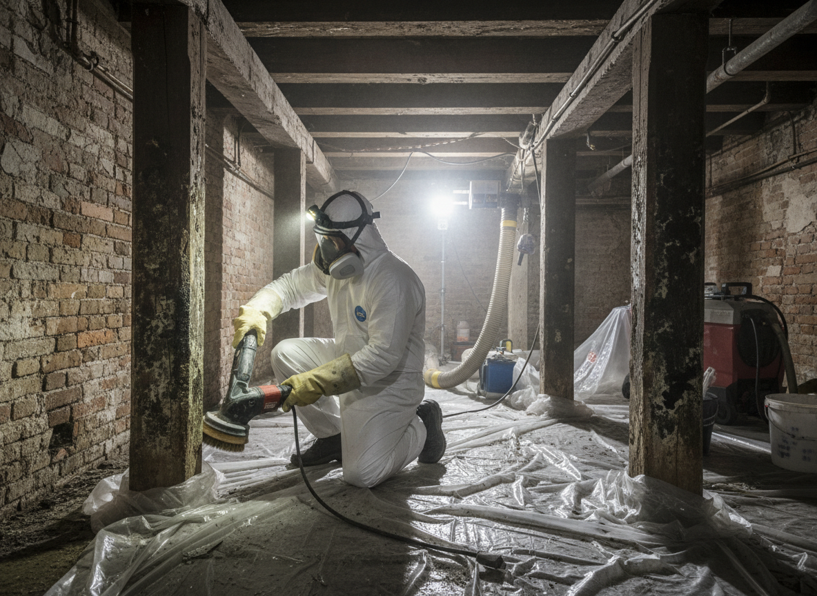 crawl space mold removal in Venice