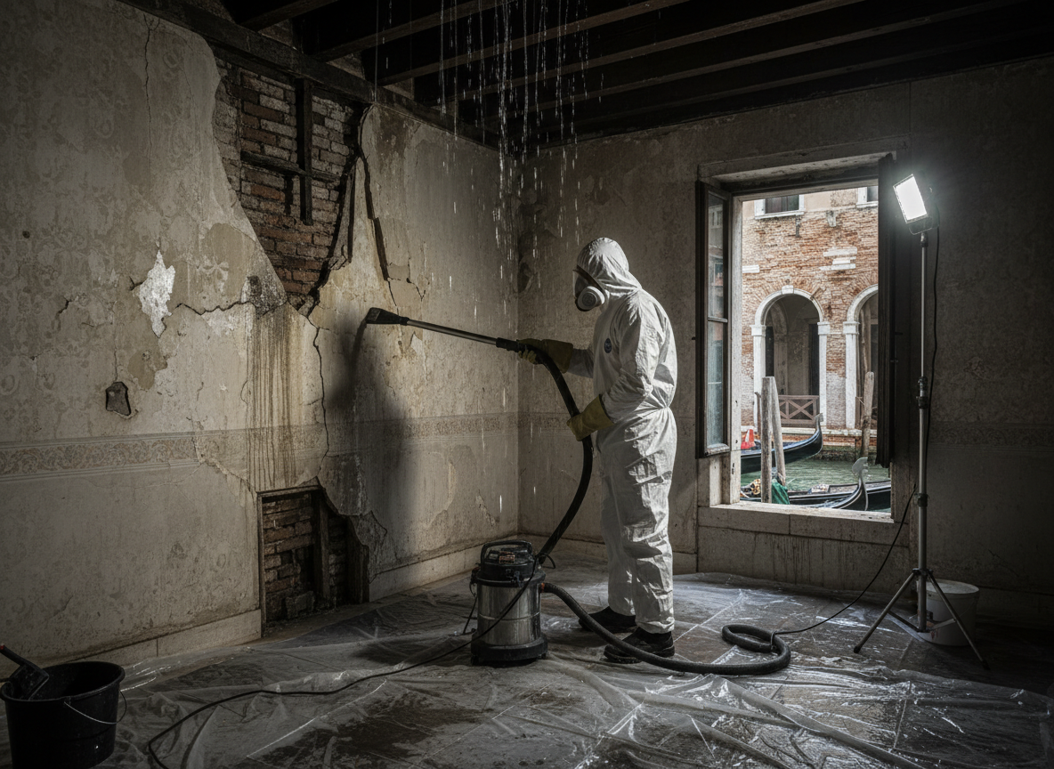 water damage mold remediation in Venice